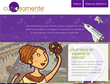 Tablet Screenshot of curiosamente.com